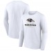 Футболка с длинным рукавом Baltimore Ravens Logo Team Lockup - White Футболка с длинным рукавом Baltimore Ravens Logo Team Lockup - White