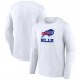 Футболка с длинным рукавом Buffalo Bills Logo Team Lockup - White Футболка с длинным рукавом Buffalo Bills Logo Team Lockup - White