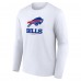 Футболка с длинным рукавом Buffalo Bills Logo Team Lockup - White