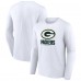 Футболка с длинным рукавом Green Bay Packers Logo Team Lockup - White