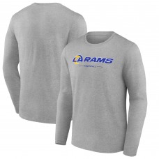 Футболка с длинным рукавом Los Angeles Rams Logo Team Lockup - Gray Футболка с длинным рукавом Los Angeles Rams Logo Team Lockup - Gray