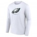 Футболка с длинным рукавом Philadelphia Eagles Logo Team Lockup - White