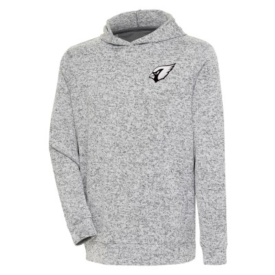 Толстовка Arizona Cardinals Antigua Metallic Logo Absolute - Heather Gray