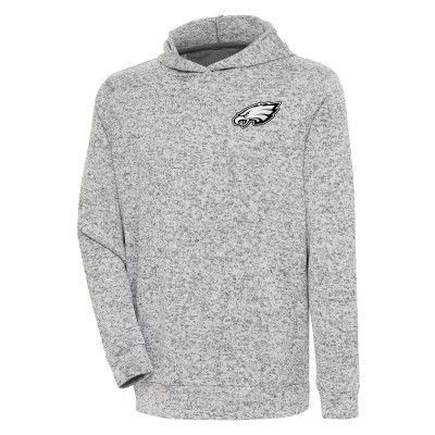 Толстовка Philadelphia Eagles Antigua Metallic Logo Absolute - Heather Gray