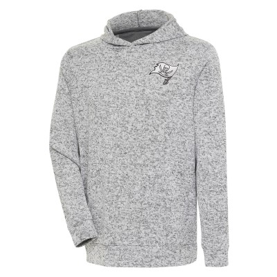 Толстовка Tampa Bay Buccaneers Antigua Metallic Logo Absolute - Heather Gray