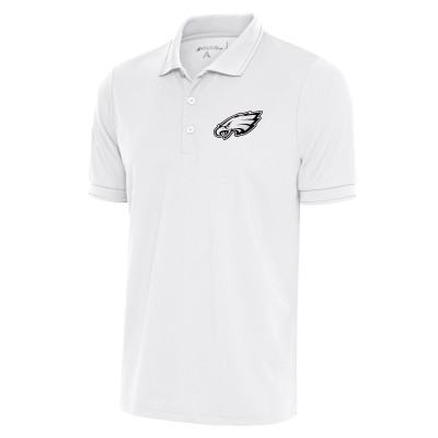 Поло Philadelphia Eagles Antigua Metallic Logo Affluent - White