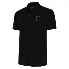 Поло Indianapolis Colts Antigua Metallic Logo Apex - Black