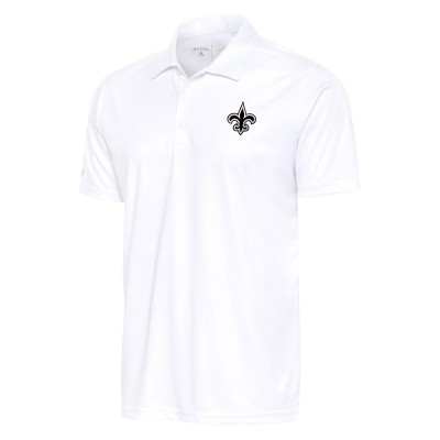 Поло New Orleans Saints Antigua Metallic Logo Apex - White