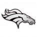 Кофта с длинным рукавом на короткой молнии Denver Broncos Antigua Metallic Logo Generation- Black