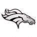 Толстовка на молнии Denver Broncos Antigua Metallic Logo Legacy - Charcoal