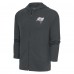 Толстовка на молнии Tampa Bay Buccaneers Antigua Metallic Logo Legacy - Charcoal