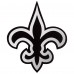 Кофта на молнии New Orleans Saints Antigua Metallic Logo Links - Black