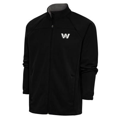 Кофта на молнии Washington Commanders Antigua Metallic Logo Links - Black