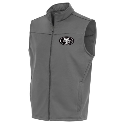 Жилетка San Francisco 49ers Antigua Metallic Logo Links Golf - Steel