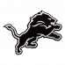 Кофта с длинным рукавом на короткой молнии Detroit Lions Antigua Metallic Logo Pace- Black