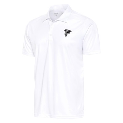 Поло Atlanta Falcons Antigua Metallic Logo Tribute - White