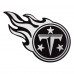 Поло Tennessee Titans Antigua Metallic Logo Tribute - White