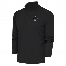 Кофта с длинным рукавом New Orleans Saints Antigua Metallic Logo Tribute - Charcoal