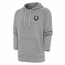 Толстовка Indianapolis Colts Antigua Metallic Logo Victory - Heather Gray