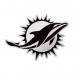 Толстовка Miami Dolphins Antigua Metallic Logo Victory - Heather Gray