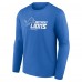 Футболка с длинным рукавом Detroit Lions Logo Team Lockup - Blue