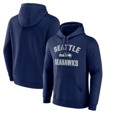 Seattle Seahawks College Navy Victory Arch Fitted Pullover Hoodie Seattle Seahawks College Navy Victory Arch Fitted Pullover Hoodie