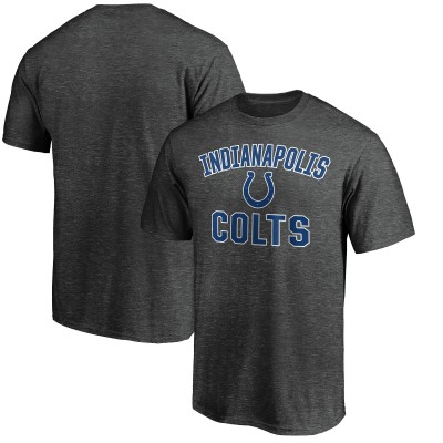 Indianapolis Colts Fanatics Heather Charcoal Victory Arch T-Shirt
