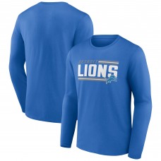 Футболка с длинным рукавом Detroit Lions On Side Stripe Team - Blue