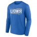 Футболка с длинным рукавом Detroit Lions On Side Stripe Team - Blue