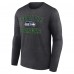 Футболка с длинным рукавом Seattle Seahawks Victory Arch - Charcoal