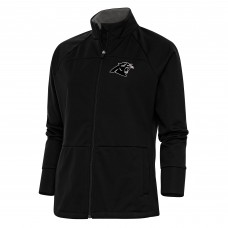 Кофта на молнии Carolina Panthers Antigua Womens Metallic Logo Links - Black