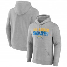 Толстовка Los Angeles Chargers Team Fade Out Fitted - Heather Gray