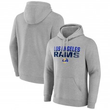 Толстовка Los Angeles Rams Team Fade Out Fitted - Heather Gray