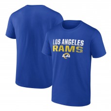 Los Angeles Rams Team Fade Out T-Shirt - Royal Los Angeles Rams Team Fade Out T-Shirt - Royal