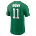 Футболка с номером A.J. Brown Philadelphia Eagles Nike Alternate - Kelly Green