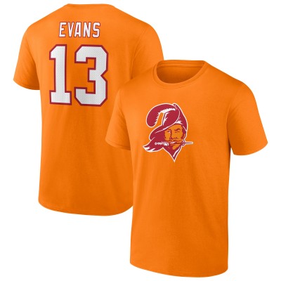 Футболка Mike Evans Tampa Bay Buccaneers Throwback Player Icon Name & Number - Orange