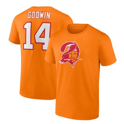 Футболка Chris Godwin Tampa Bay Buccaneers Throwback Player Icon Name & Number - Orange