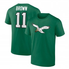Футболка A.J. Brown Philadelphia Eagles Player Icon- Kelly Green