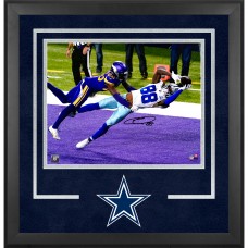 Autographed Dallas Cowboys CeeDee Lamb Fanatics Authentic Framed 16 x 20 TD Catch vs. Minnesota Photograph