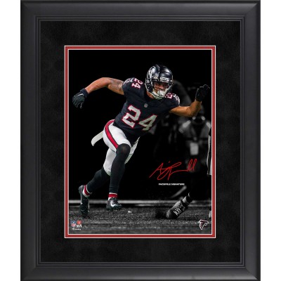 Facsimile Signature Framed Atlanta Falcons A.J. Terrell Jr. Fanatics Authentic 11 x 14 Spotlight Photograph