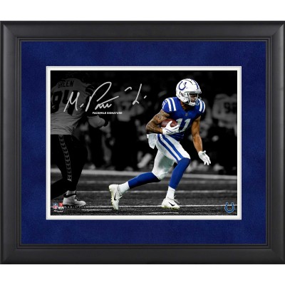 Facsimile Signature Framed Indianapolis Colts Michael Pittman Jr. Fanatics Authentic 11 x 14 Spotlight Photograph