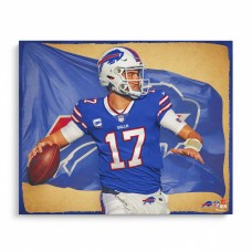 Unsigned Buffalo Bills Josh Allen Fanatics Authentic 16 x 20 Photo Print - Designed by Artist Brian Konnick