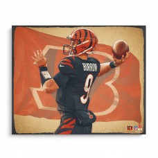 Unsigned Cincinnati Bengals Joe Burrow Fanatics Authentic 16 x 20 Photo Print - Designed by Artist Brian Konnick