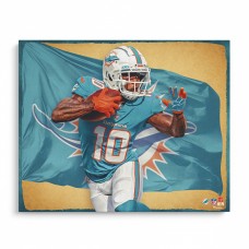 Unsigned Miami Dolphins Tyreek Hill Fanatics Authentic 16 x 20 Photo Print - Designed by Artist Brian Konnick