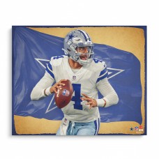 Unsigned Dallas Cowboys Dak Prescott Fanatics Authentic 16 x 20 Photo Print - Designed by Artist Brian Konnick