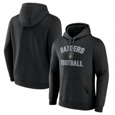 Las Vegas Raiders Fanatics Black Between the Pylons Pullover Hoodie