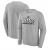 Las Vegas Raiders Fanatics Heather Gray Bold Move Pullover Sweatshirt