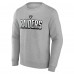 Las Vegas Raiders Fanatics Heather Gray Bold Move Pullover Sweatshirt