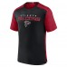 Футболка Atlanta Falcons Defender Evo - Black/Red