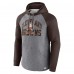 Толстовка Cleveland Browns Fanatics Heather Gray Favorite Arch Raglan